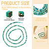 1 Strand Natural HuBei Turquoise Beads Strands G-TA0003-37-4