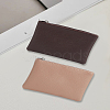 2Pcs 2 Colors PU Leather Zipper Pouches ABAG-LP0001-83C-3