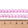 Anti-Tarnish Electroplate Glass Beads Strands GLAA-N010-6mm-06-2