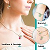 50Pcs 5 Colors Glass Charms FIND-CJ0001-15-7