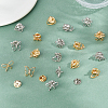 20Pcs 20 Styles Flower/Heart/Star/Butterfly/Leaf Allloy Anti-glare Lapel Pins Brooches JEWB-FH0001-66-4