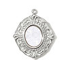 304 Stainless Steel Acrylic Pendants STAS-OY001-40P-1