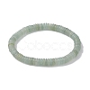 Natural Green Aventurine Disc Beaded Stretch Bracelets BJEW-JB09515-03-1