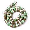 Handmade Polymer Clay Beads Strands CLAY-R089-8mm-T003-7