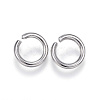 Non-Tarnish 304 Stainless Steel Open Jump Rings X-STAS-E113-09P-2