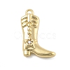 Brass Micro Pave Clear Cubic Zirconia Pendants KK-D283-34G-02-1