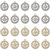 40Pcs 2 Colors Alloy Rhinestone Pendants FIND-SC0014-57-1