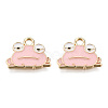 Eco-Friendly Zinc Alloy  Pendants LS-ENAM-R051-13-02G-NR-2