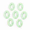 Opaque Spray Painted Acrylic Linking Rings OACR-T024-01-I06-1