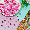 360Pcs 6 Colors Plastic European Beads KY-NB0001-65-4