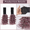 Polyester Ruffle Layered Patchwork Leg Sleeves AJEW-WH20042-75C-5