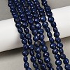 Synthetic Howlite Imitation Lapis Lazuli Beads G-S393-12A-8mm-1