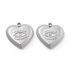 304 Stainless Steel Pendants STAS-Z121-56P-1