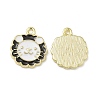 Alloy Enamel Pendants PALLOY-M199-08G-A-1