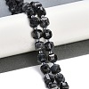 Natural Larvikite Beads Strands G-B125-O05-01-2