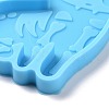 Skull Cat Shaped Pendant Silicone Molds DIY-L067-J01-7
