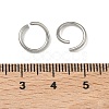 Tarnish Resistant 304 Stainless Steel Open Jump Rings STAS-E066-08-10mm-3