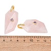 Natural Rose Quartz Pendants GG-CBA51ED-04G-03-2