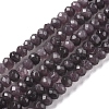 Dyed Natural Malaysia Jade Rondelle Beads Strands G-E316-2x4mm-49-1