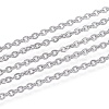 Tarnish Resistant 304 Stainless Steel Cable Chains CHS-F006-01C-P-1