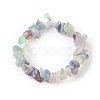 Natural Electroplated Fluorite Beads Strands X-G-G767-08A-2