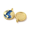 Rack Plating Brass Charms X-KK-R153-09G-2