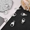 Tibetan Style Heart Lobster Claw Clasps K08Y0021-4
