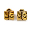 Tibetan Style Alloy Tube Bails TIBEP-S293-073AG-RS-1