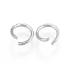 Tarnish Resistant 304 Stainless Steel Open Jump Rings A-STAS-F110-05P-2