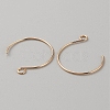 Brass Earring Hooks KK-WH0044-141B-G-2