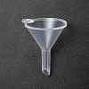 Transparent Plastic Funnel Hopper FIND-WH0165-30-1