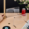 2Pcs Desktop Acrylic Vinyl Record Storage Holder Rack ODIS-FG0002-11-3