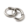 Tarnish Resistant 201 Stainless Steel Huggie Hoop Earrings STAS-H164-01P-2
