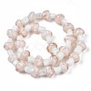 Mushroom Handmade Lampwork Beads Strands LAMP-R116-28-2