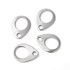 Tarnish Resistant 201 Stainless Steel Chain Tabs STAS-F192-029P-1