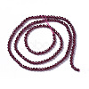 Natural Garnet Beads Strands G-F596-03-2mm-2