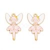 Rack Plating Alloy Enamel Pendants FIND-A040-08A-01G-1