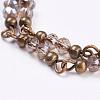 Handmade Glass Beaded Chains AJEW-JB00320-04-2