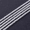 Transparent Glass Beads Strands GLAA-C019-01A-33-1