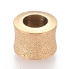 201 Stainless Steel Textured Beads STAS-M003-12G-1
