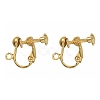 Brass Screw Clip Earring Converter EC143-NFG-1