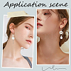 SUNNYCLUE DIY Star & Flower Natural Shell Dangle Earrings Making Kit DIY-SC0025-13-5