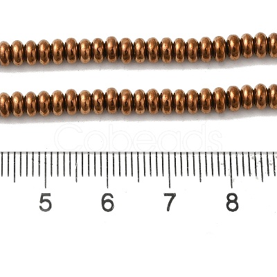 Electroplated Synthetic Non-magnetic Hematite Beads Strands G-I364-I01-02C-1