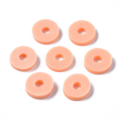 Handmade Polymer Clay Beads CLAY-R067-6.0mm-B13-1