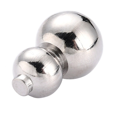 Non-Tarnish 304 Stainless Steel Beads X-STAS-B011-05C-P-1