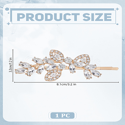 1pc Alloy Hair Bobby Pins PHAR-LP0001-05G-1
