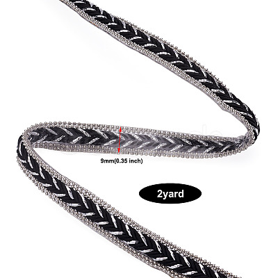 Hotfix with Two Rows Rhinestone DIY-BT0001-27-1
