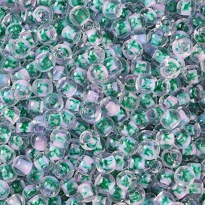 Transparent Inside Colours Glass Seed Beads X1-SEED-A032-04H-1