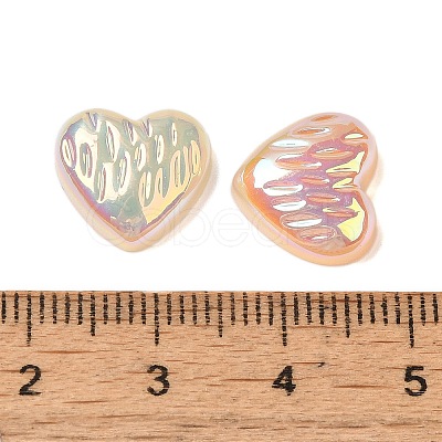UV Plating Acrylic Cabochons OACR-H121-02D-1