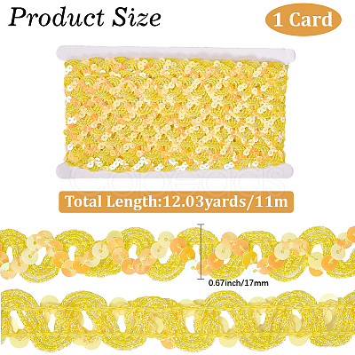 Polyester Paillette Beads OCOR-WH20004-06F-1
